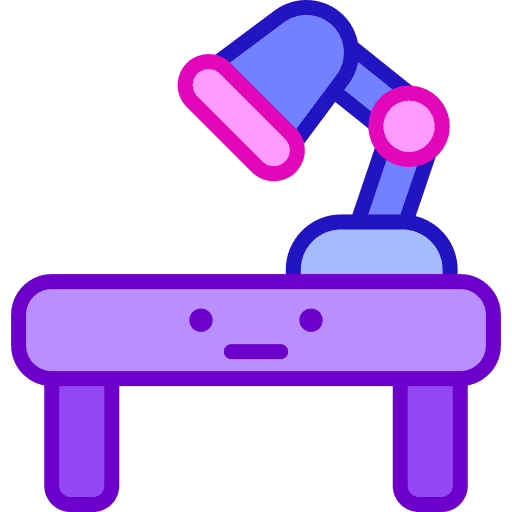 Desk furniture and household lamp light bulb icon Desk furniture and household lamp light bulb icon