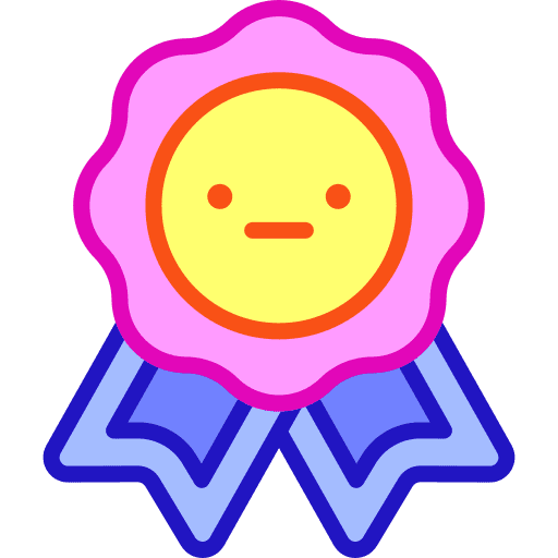 Medal badge champion education icon Medal badge champion education icon