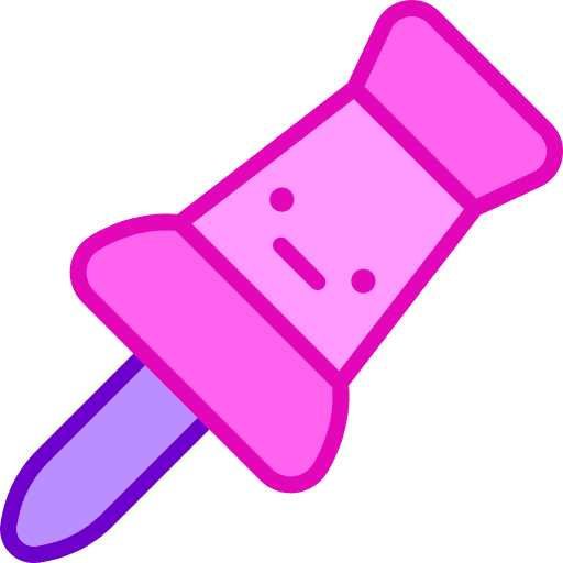 Pin attachment pin push pin icon Pin attachment pin push pin icon