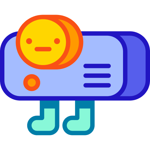Projector equipment presentation device icon Projector equipment presentation device icon