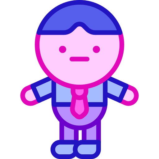 Student professions and jobs student people icon Student professions and jobs student people icon