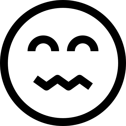 Confused smileys confused emoji icon