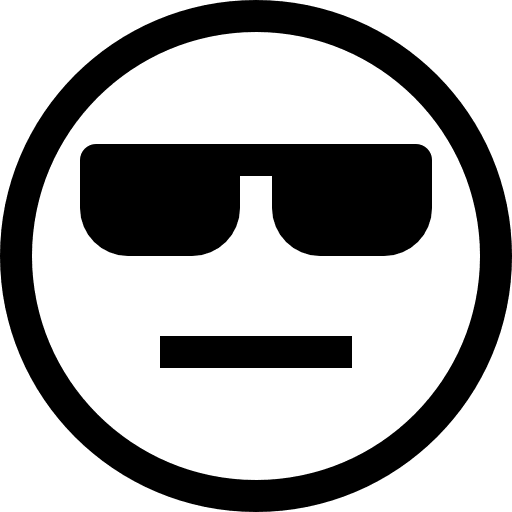 Cool cool emoticons emoji icon