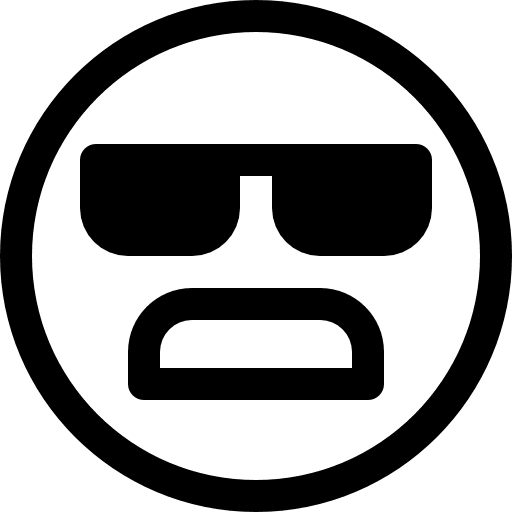 Cool smileys feelings cool icon