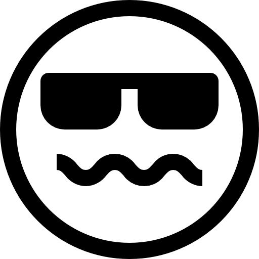 Cool smileys cool emoji icon