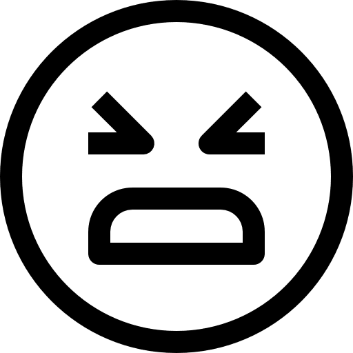 Angry anger smileys angry icon