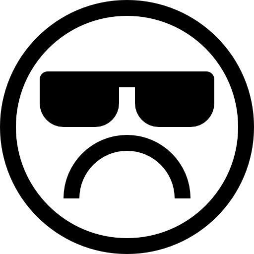 Cool cool smileys emoji icon