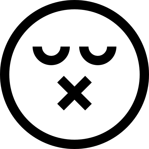 Muted muted smileys feelings icon