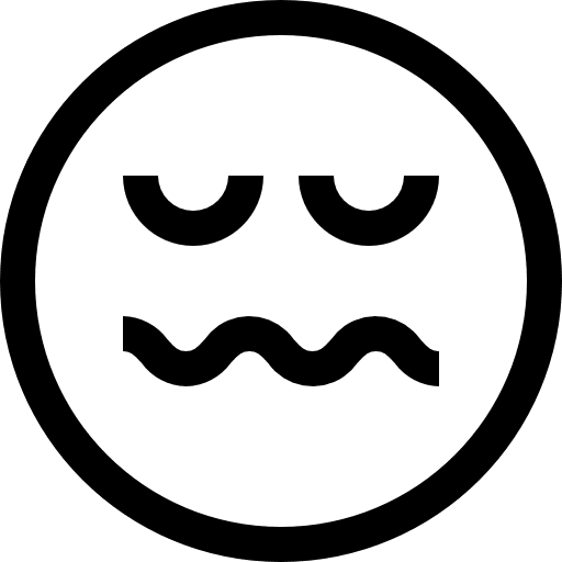 Nervous smileys nervous emoji icon