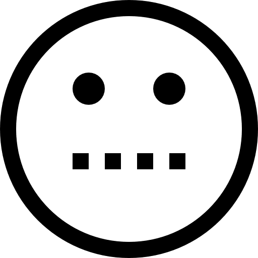 Shocked emoticons smileys feelings icon