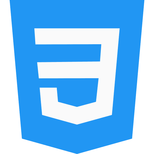 Css 3 css 3 css code logo icon