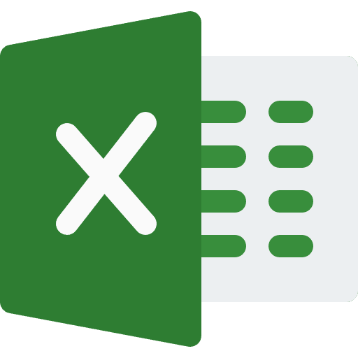 Excel microsoft filing brands and logotypes icon