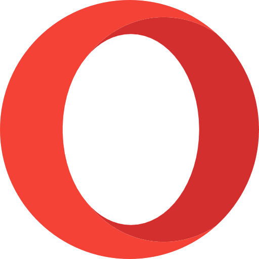 Opera social media brands and logotypes logos icon