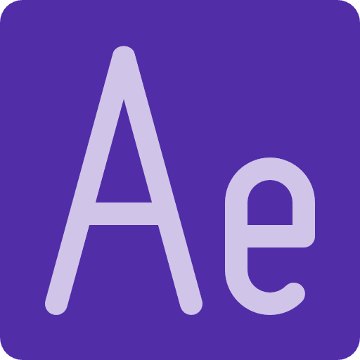 After effects editor program adobe icon