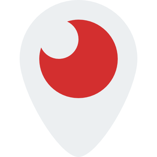 Periscope social network brands and logotypes social media icon