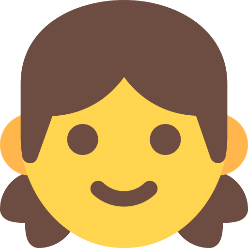 Girl emoticons smiley emoji icon