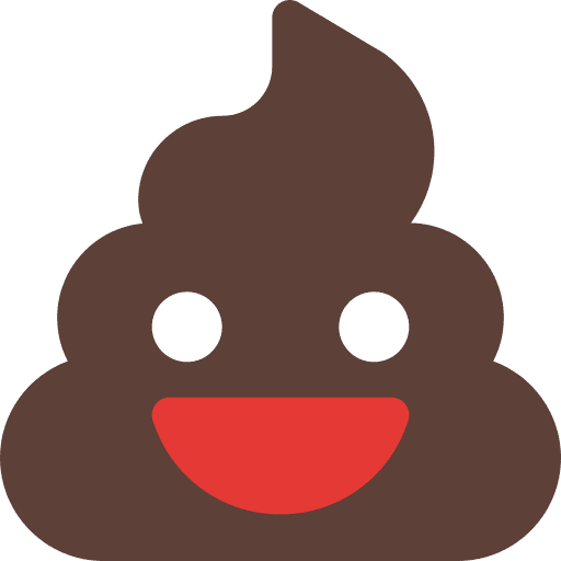 Poo feelings shit smiley icon