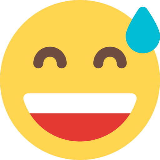 Sweat emoji smiley emoticons icon