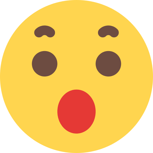 Amazed emoticons feelings emoji icon