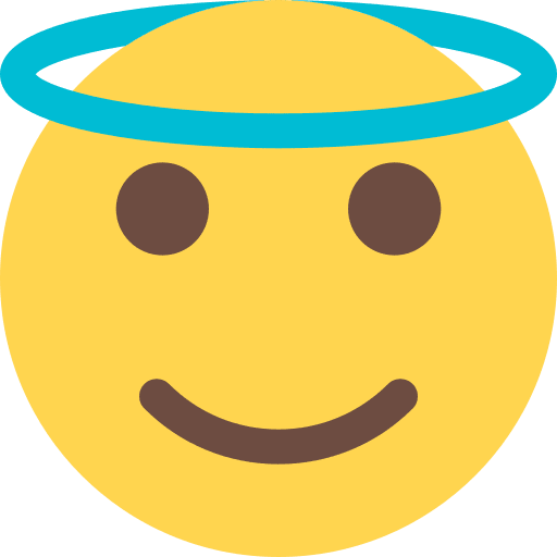 Angel smileys emoji emoticons icon