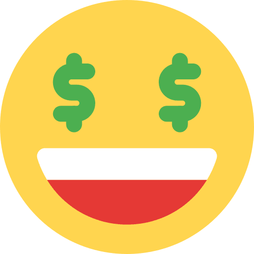Greed emoji emoticons smileys icon