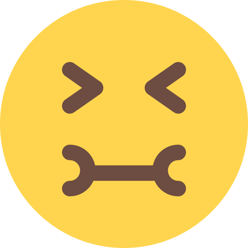 Mouth full emoticons feelings emoji icon