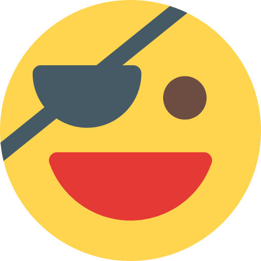 Pirate pirate feelings emoji icon
