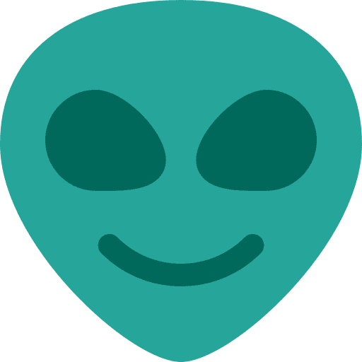 Alien emoticons alien feelings icon