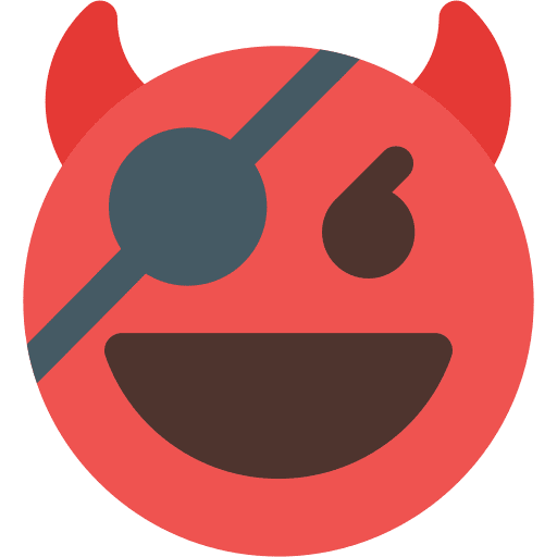 Pirate emoticons smiley feelings icon