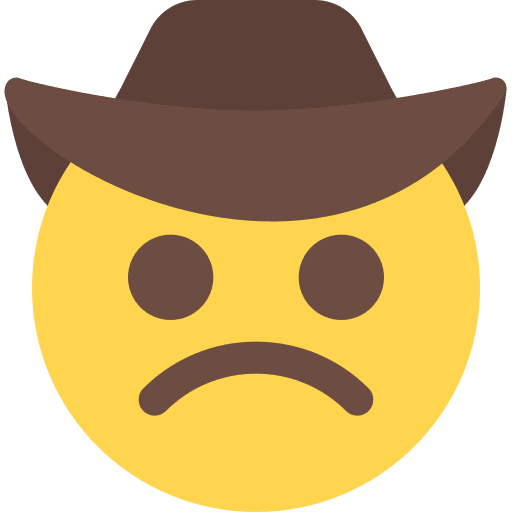 Sad feelings sad cowboy icon