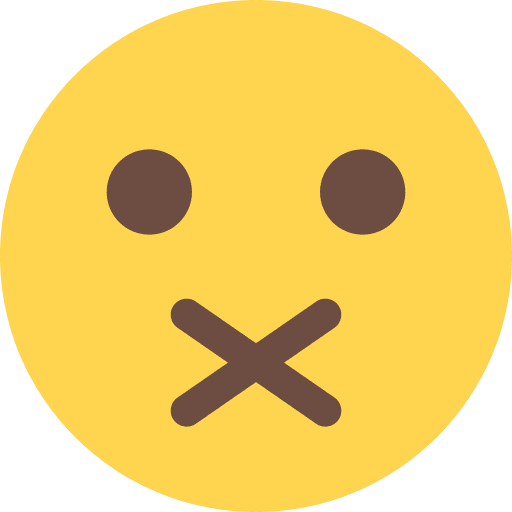 Shut smileys feelings smiley icon