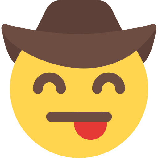 Tongue cowboy tongue feelings icon