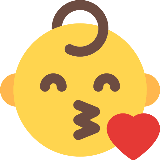 Kiss kiss feelings emoticons icon