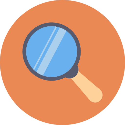 Magnifying glass loupe miscellaneous search icon