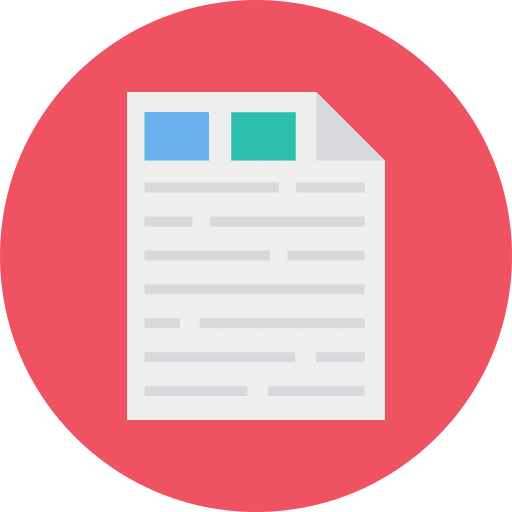 Page report page files and folders icon