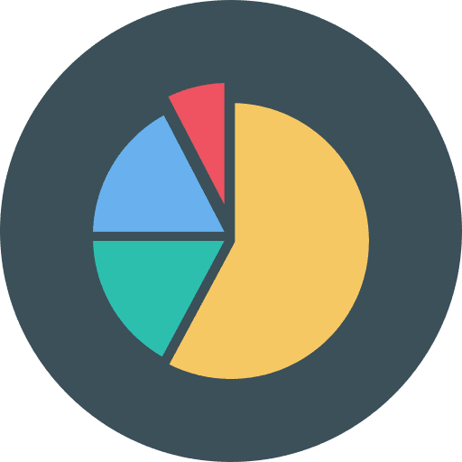 Pie chart pie chart business and finance diagram icon