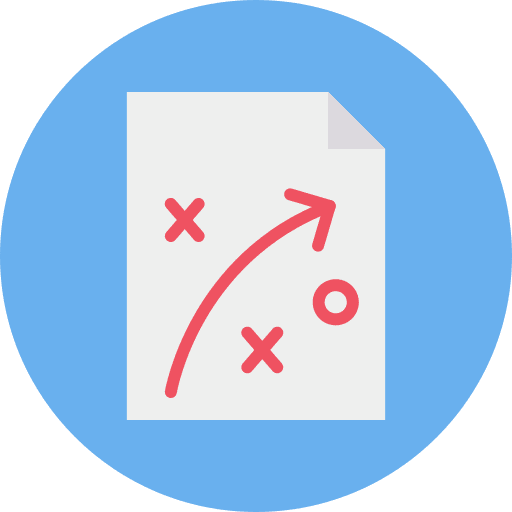 Paper strategy business and finance paper icon