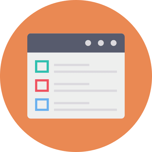 Webpage website report seo and web icon