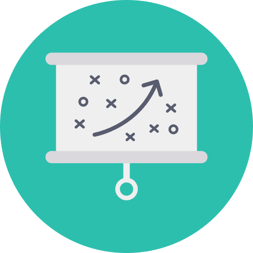 Board presentation solution board icon