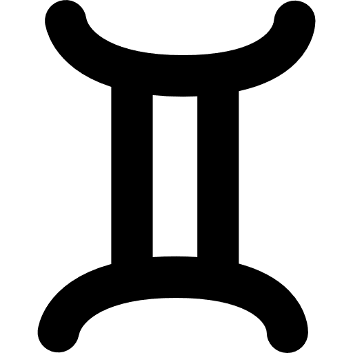 Gemini zodiac sign symbol zodiac pack symbols sign icon