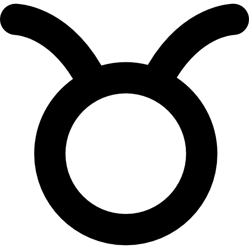 Taurus astrological sign symbol zodiac pack astrological signs icon