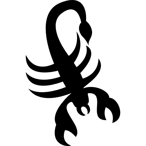 Scorpio zodiac signs astrology icon