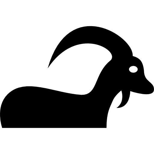 Aries sign with big horns horns zodiac pack big icon