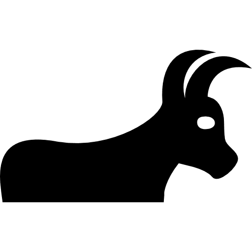 Taurus zodiac sign sign animals shape icon