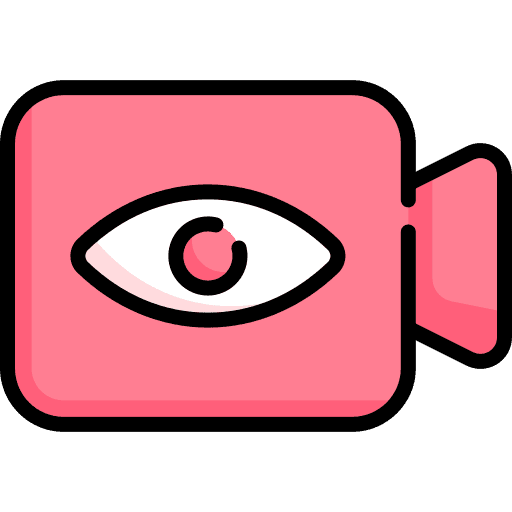 Facebook social network video camera streaming icon Facebook social network video camera streaming icon