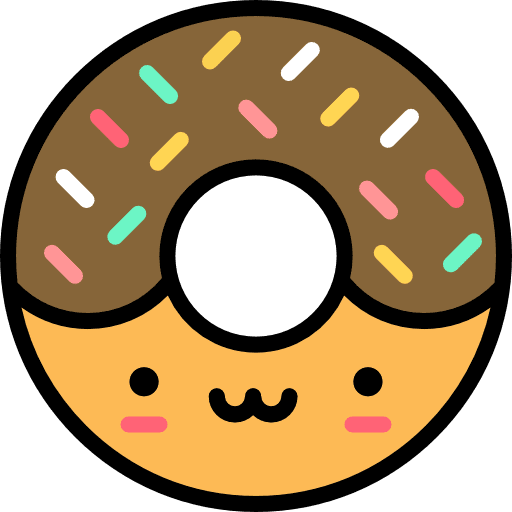 Donut sweet baker doughnut icon