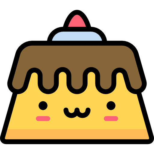 Pudding dessert gelatine food icon