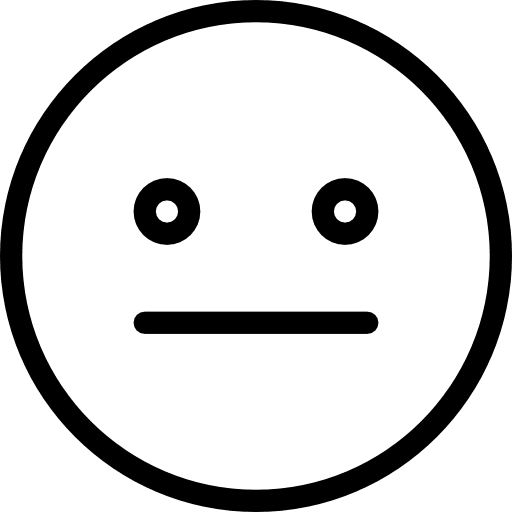 Meh smileys emoticons emoji icon