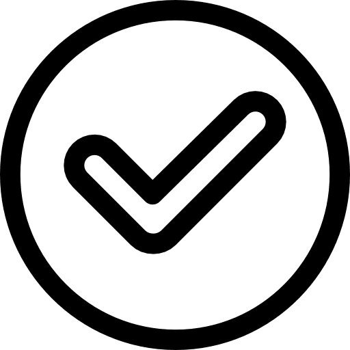 Checked v ideal interface icon