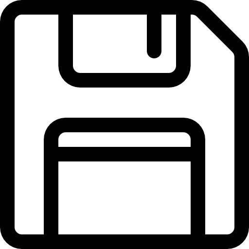 Diskette multimedia flash disk floppy disk icon